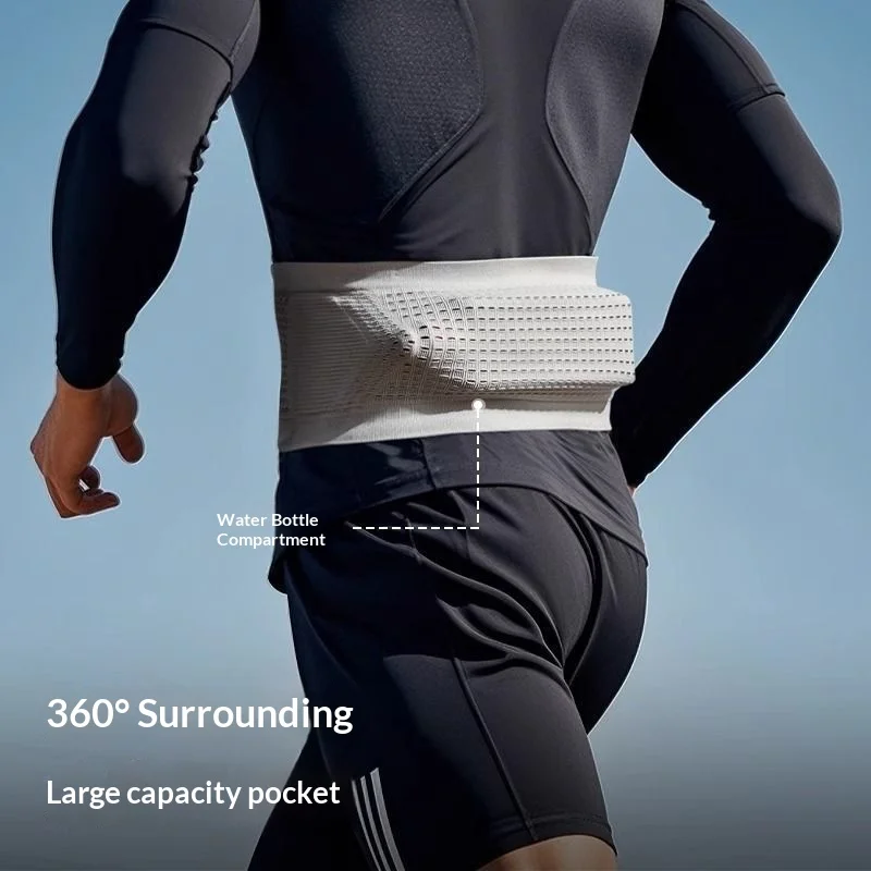 Running Waist Bag Invisible Anti‑theft Slim Breathable Phone Pouch for Men Women Marathon Cycling Sports Fanny Pack