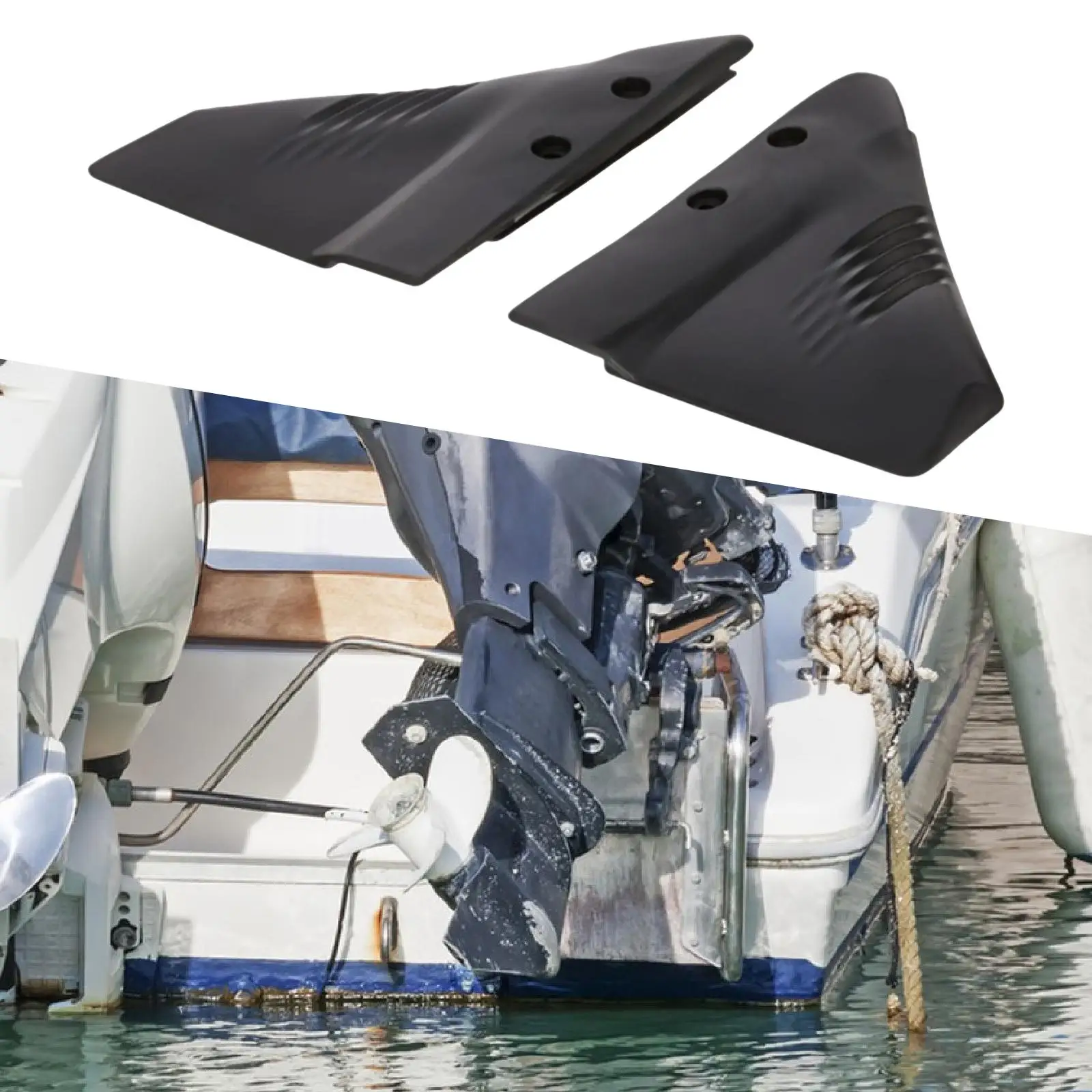 

High Performance Hydrofoil Stabilizer Plastic Marine Outboard Component for Suzuki Yamaha Honda Up to 150HP