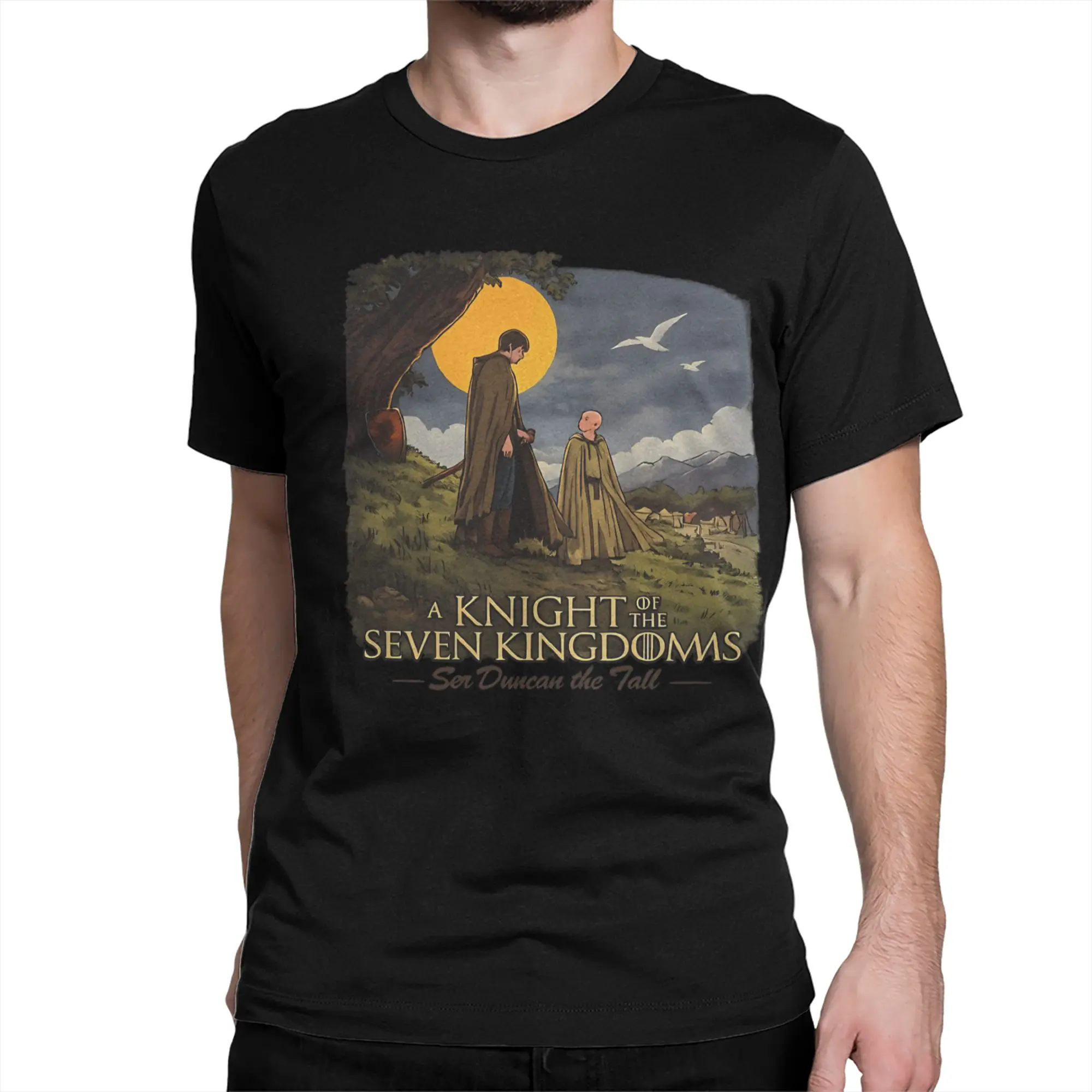 Dunk and Egg A Knight of the Seven Kingdoms Men Women's T Shirts   Tee Shirt Short Sleeve Crewneck T-Shirts 100% Cotton Clothes