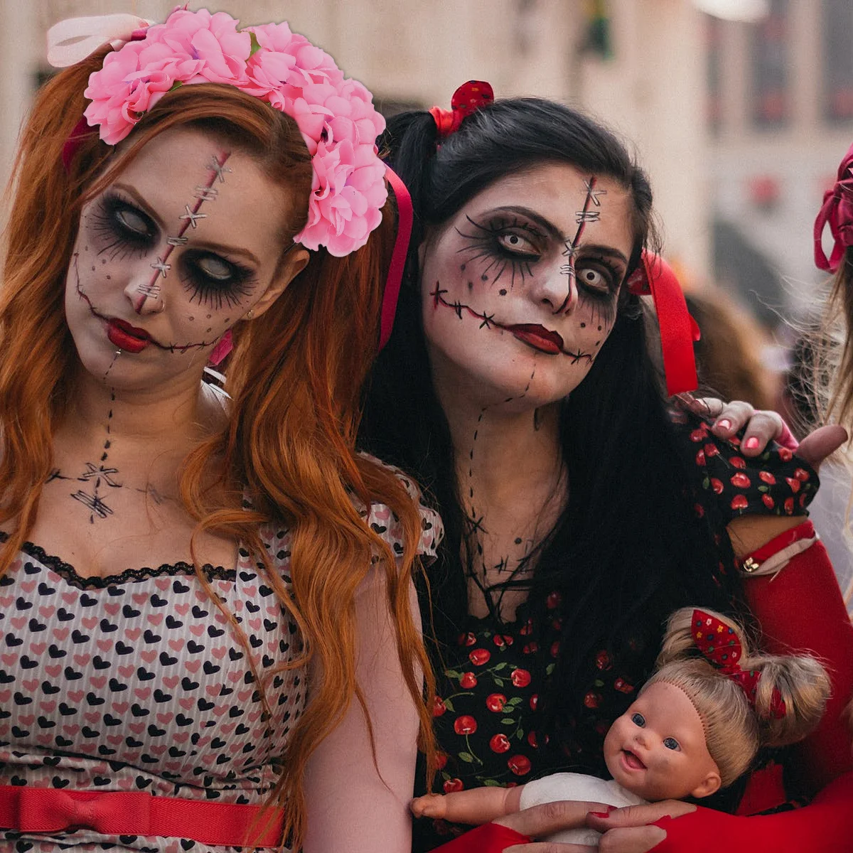 

Flower Crown Rose Floral Halloween Costume Party Headwear Elegant Headband Cosplay for Women Girls Flower Crown