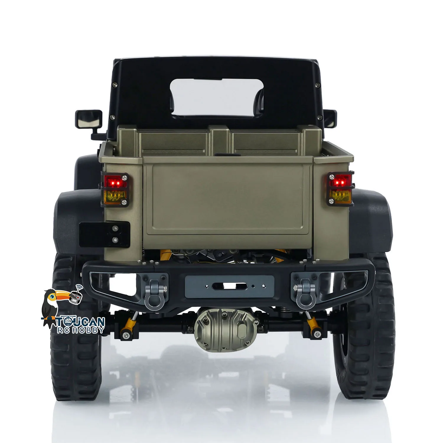 

Toys RTR TWOLF 1/10 Metal TW-715 RC Off-road Vehicle 4WD Crawler Climbing Cars Truck with Sounds Lights Winch Smoke Unit Vehicle