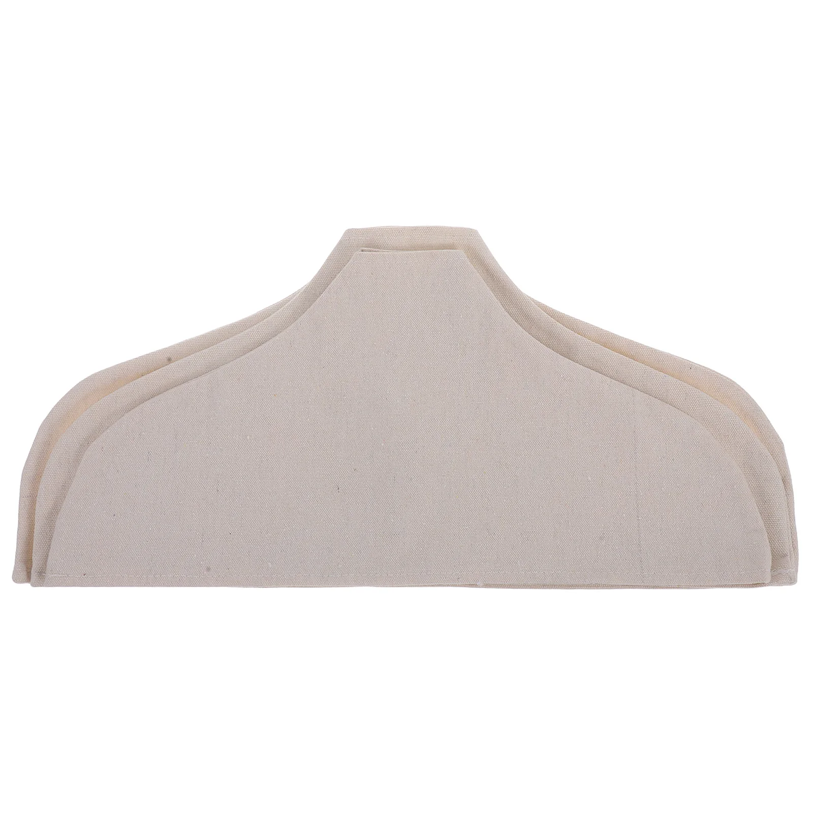 3 Pcs Cloth Hanger Anti-slip Cover Breathable Cotton Linen Dust Protection Clothing Store Wardrobe Non-slip Shoulder Design