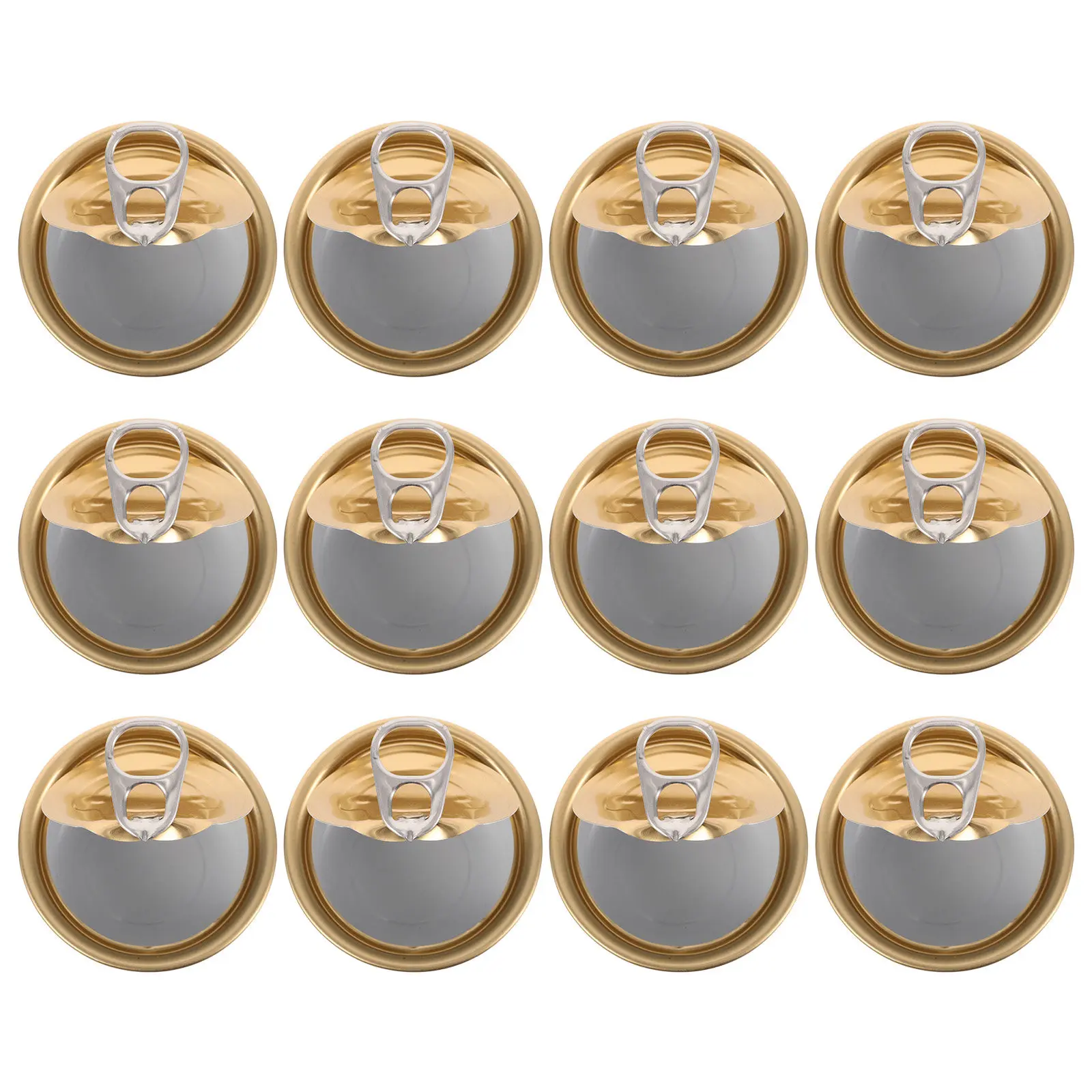 12 Latas de Aluminio de 40 ml Fáciles de Abrir para Almacenamiento de Alimentos, Postres, Pasteles, Comida para Mascotas, Bocadillos, Galletas, Recuerdos para Fiestas