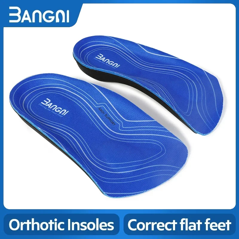 

3ANGNI 3/4 Arch Support Orthotic Plantar Fasciitis Insoles Men Woman Inserts Orthopedic Shoes Insoles For Flat Feet Heel Pain