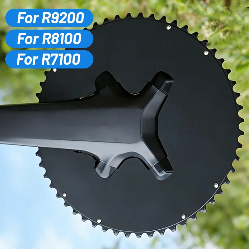 

110 Bcd 4 Bolt Chainring 110bcd 4 Arm Aero Double Chain Ring For Shimano 105 R7100 Ultegra R8100 Dura Ace 9200 Road Bike Plates