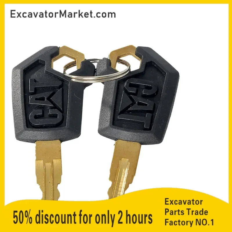 For Caterpillar cat key CAT307/312/320-325/336BCD ignition start side door key excavator universal