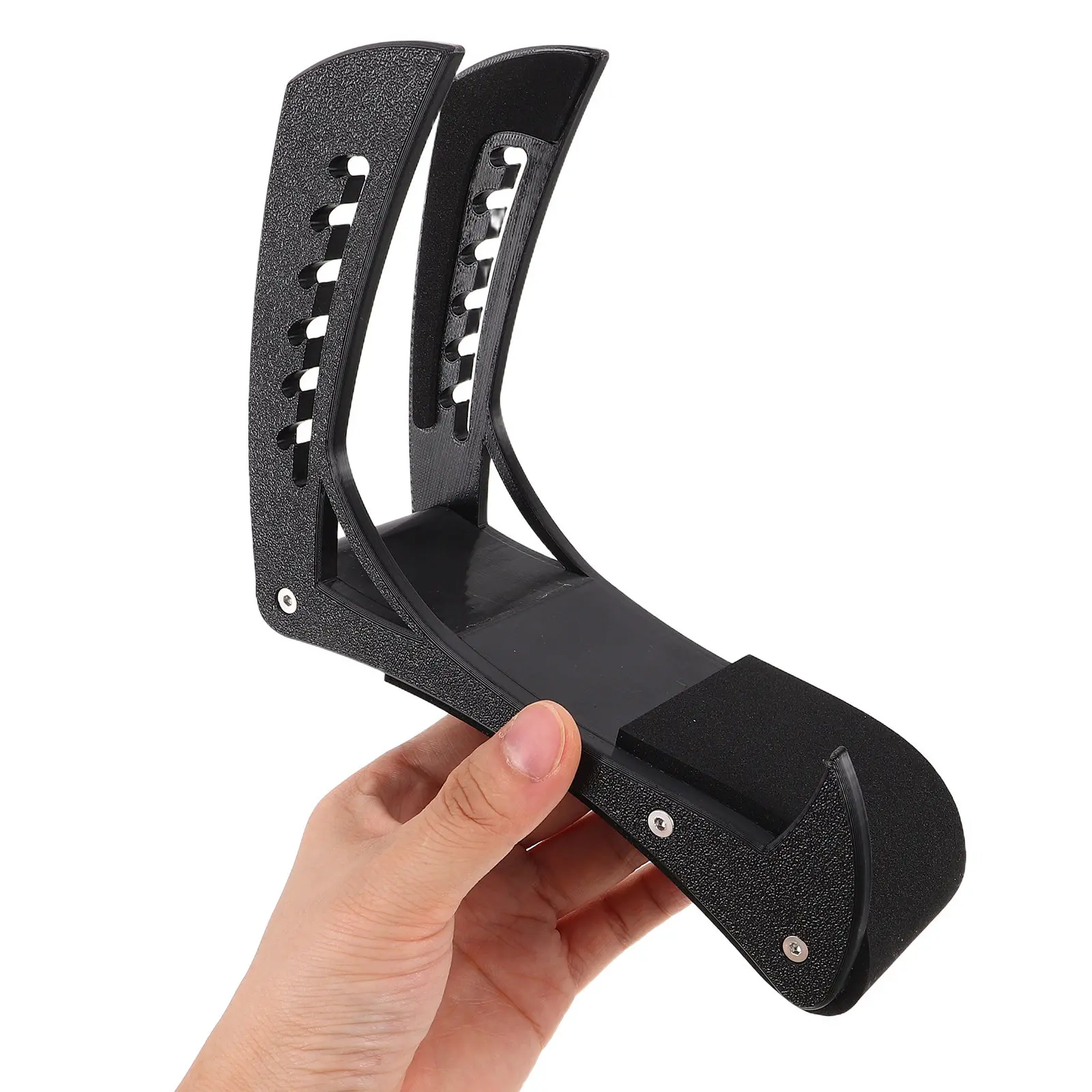 

Регулируемая подставка для ног для электрогитары с пенопластовой подкладкой, эргономичная опора для стабильности, комфорта и правильной осанки во время игры.