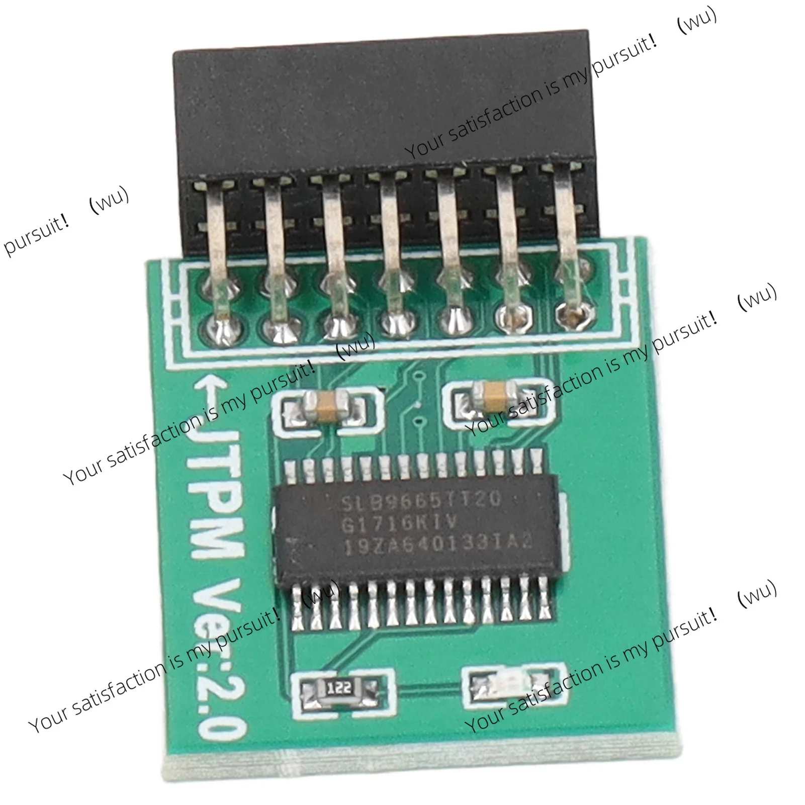 Green LPC-14 Pin TPM Security Module, Suitable for Windows 11 Upgrade Testing