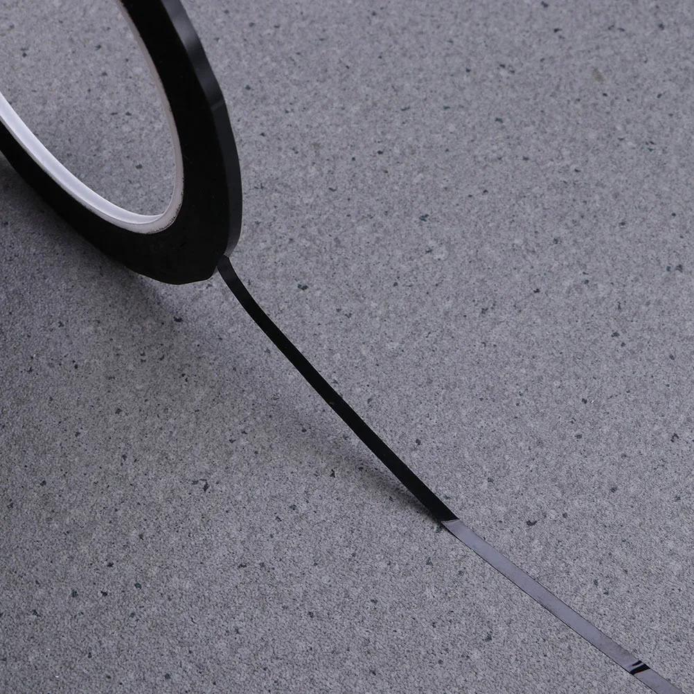 16 قطعة شريط أسود ممتاز لمشاريع DIY شريط فني لاصق قوي للشبكات والرسومات والسبورة البيضاء والزجاج المعدني والخشب والسيراميك #4