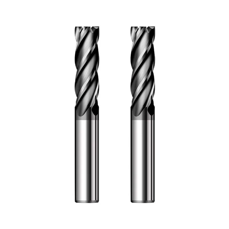 GAMONT HRC70 2NACHO Coating Tungsten Steel Carbide 4-Flute Flat Endmill For Process CNC Machinery Milling Cutter Tool