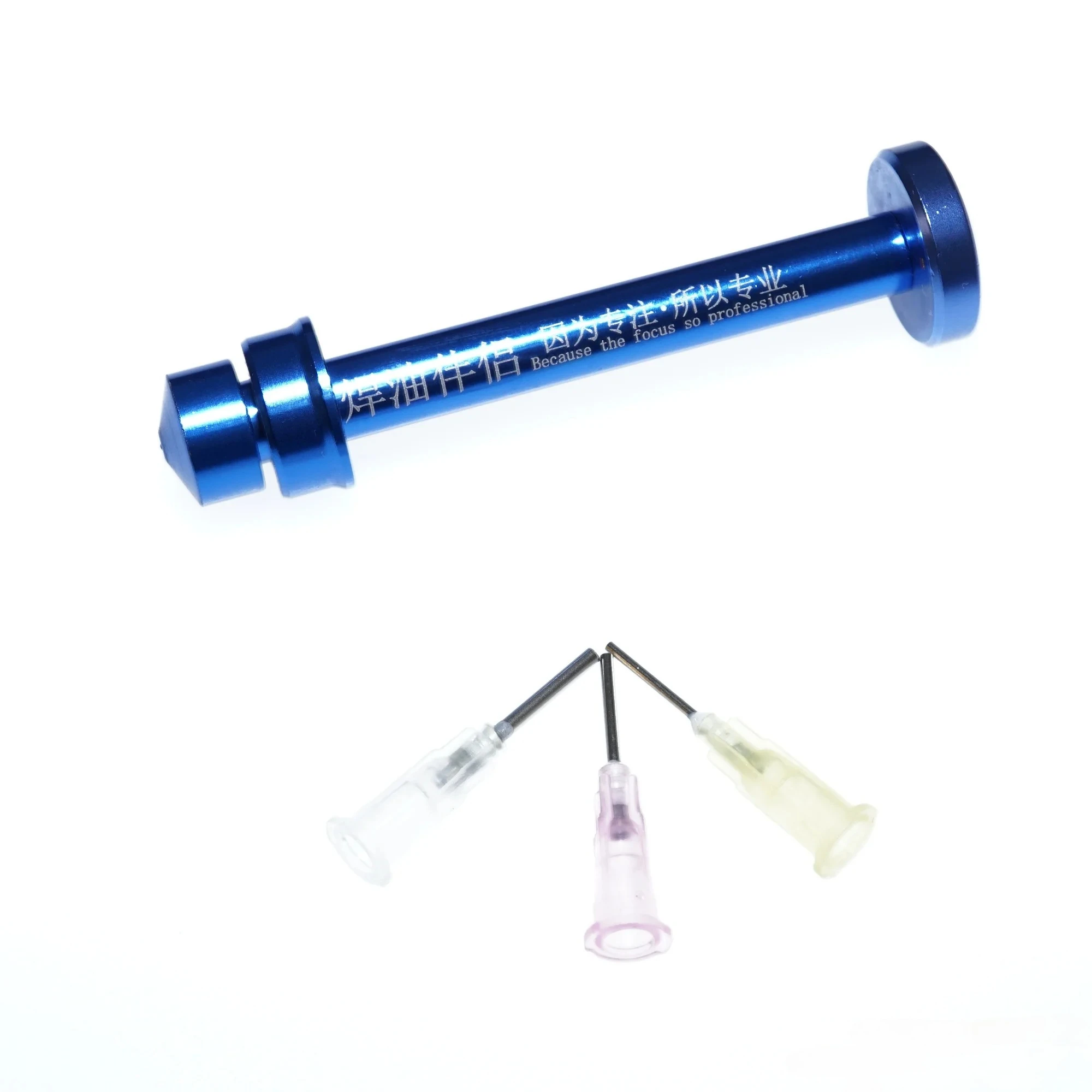 

Aluminum Alloy/Plastic BGA Solder Booster Paste Flux Propulsion Welding Soldering Oil Pusher UV Solder Mask Ink + 3pcs Needles