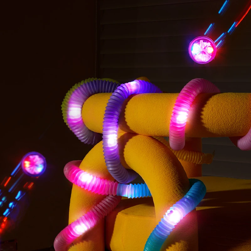 Mideer Glow Pop Tube Toy for Festival Graduation Ceremony and Celebrating Holidays