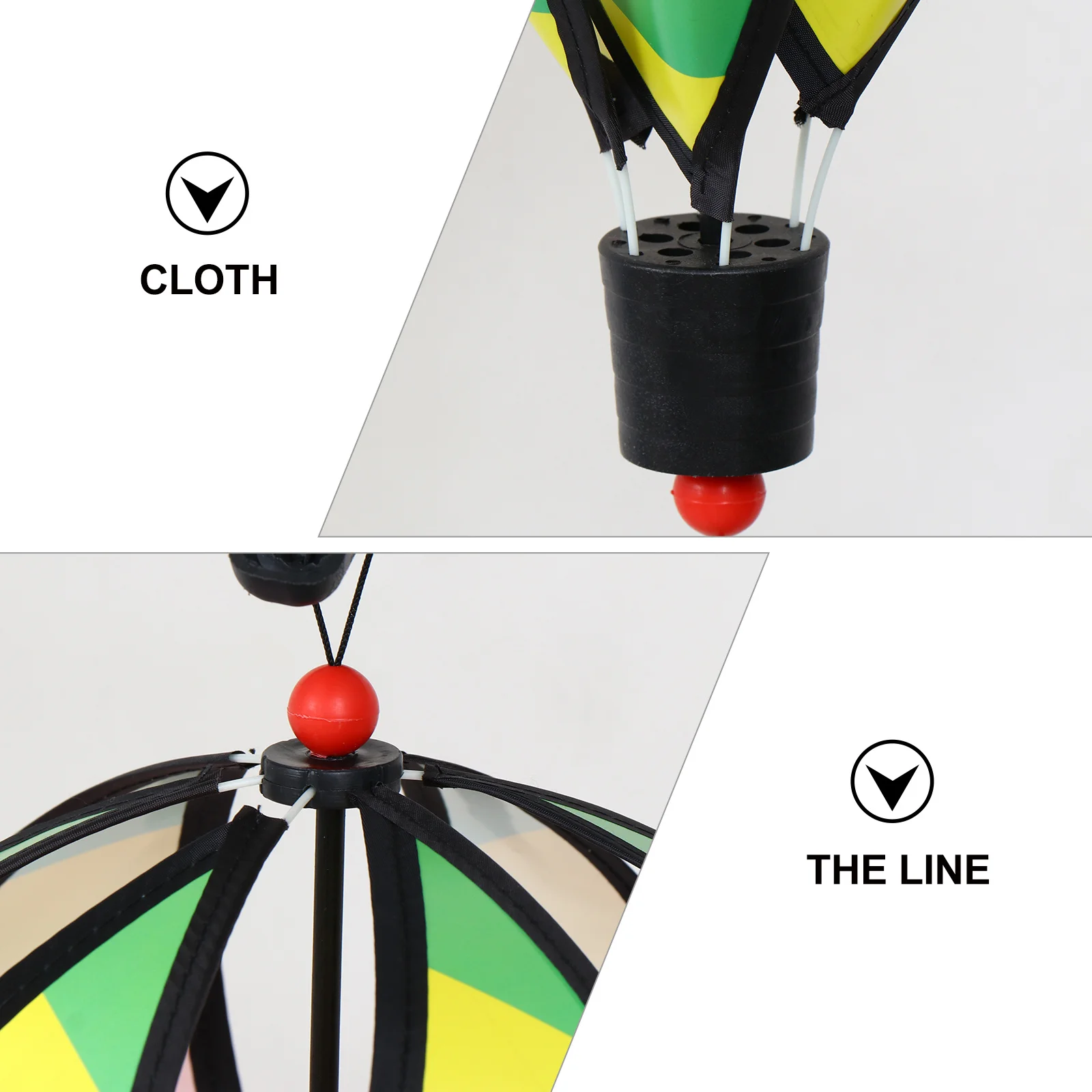 

2Pcs Cloth Wind Festive Hanging Adornments for Yard Courtyard Party Decoration Beautiful Wind Trendy Outdoor