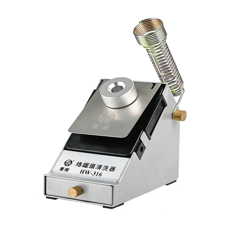 

HW-316 soldering iron head cleaner, environmentally friendly soldering iron head reduction tin slag cleaner, water-free