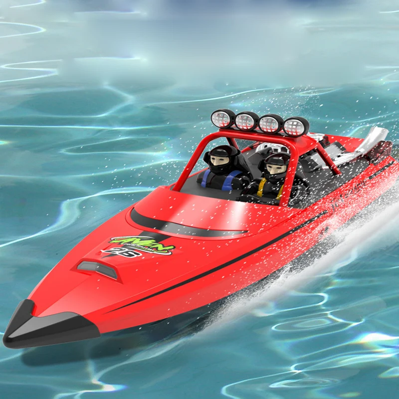 2.4G TX725 Wireless Remote Control Boat Turbo Jet Speedboat Flip Reset For Boys Water Toy for Kids Boat Gifit Adult Fun view 6
