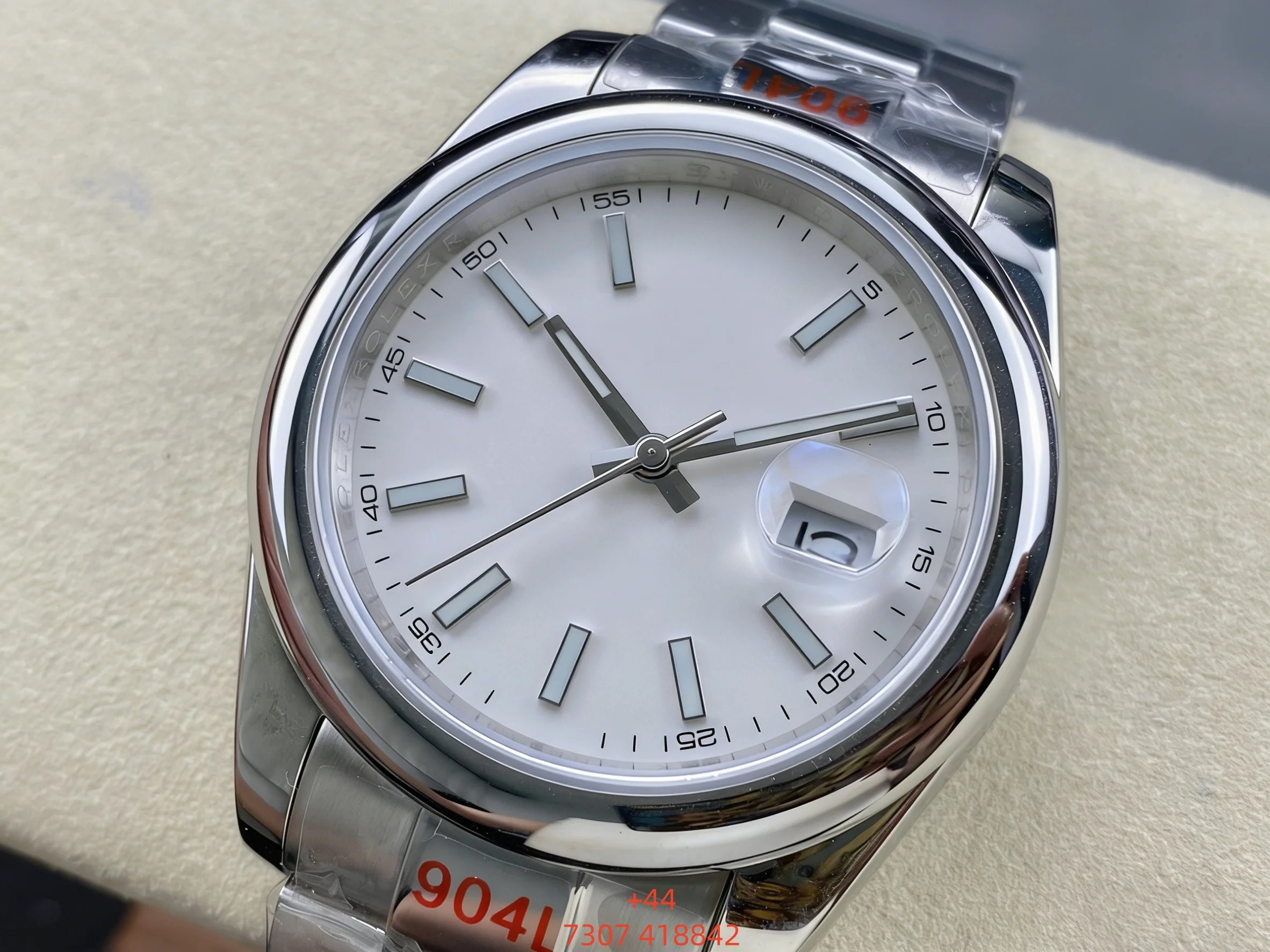 

Эксклюзивные мужские часы класса люкс, 41 мм, сапфировое стекло, браслет из нержавеющей стали 904L, импортный полностью автоматический механический механизм.