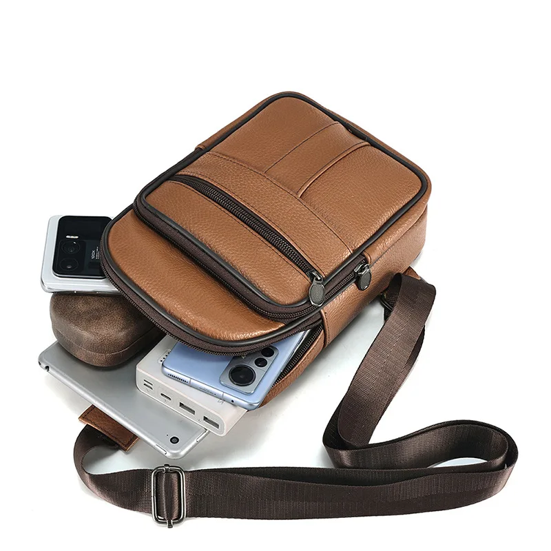 joyir-pure-calfskin-men's-chest-bag-large-capacity-outdoor-casual-fashion-spring-summer-2026-trendy-men's-crossbody-bag