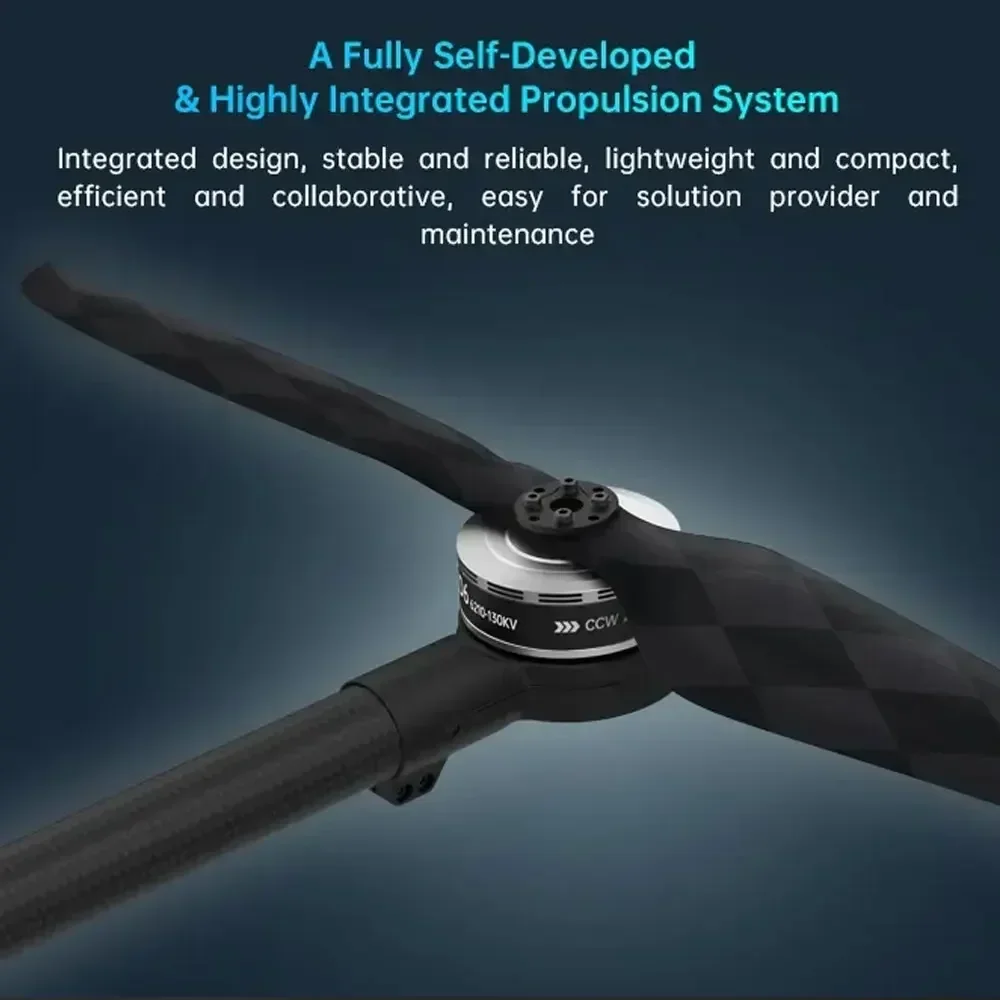 ระบบขับเคลื่อน SIYI D6 สำหรับองค์กร พร้อม ESC แบบไร้แปรงถ่านในตัว รองรับใบพัดแบบตรงและแบบพับได้ มอเตอร์กำลังสูงสำหรับอุตสาหกรรม ควบคุมด้วยรีโมท