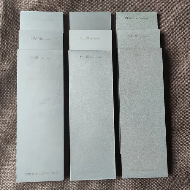 230x80x10mm Diamentowe kamienie ostrzące Ostrzałka do noży kuchennych Kamień ostrzący z antypoślizgową podstawą Narzędzia do ostrzenia noży