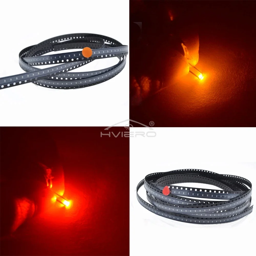 100Pcs 0603 SMD Red LED Chips Bright Yellow Green White Blue Orange RGB Light Emitting Diode Chip Party Decoration Lighting