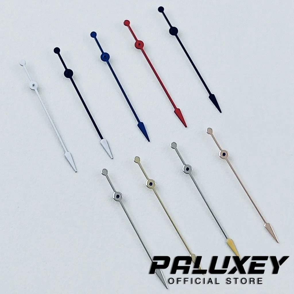 NH35 13mm Hands Pilot Second Hands White Black Silver Watches Needles for NH34 NH35 NH36 NH38 Movement No Luminous Watch Hands