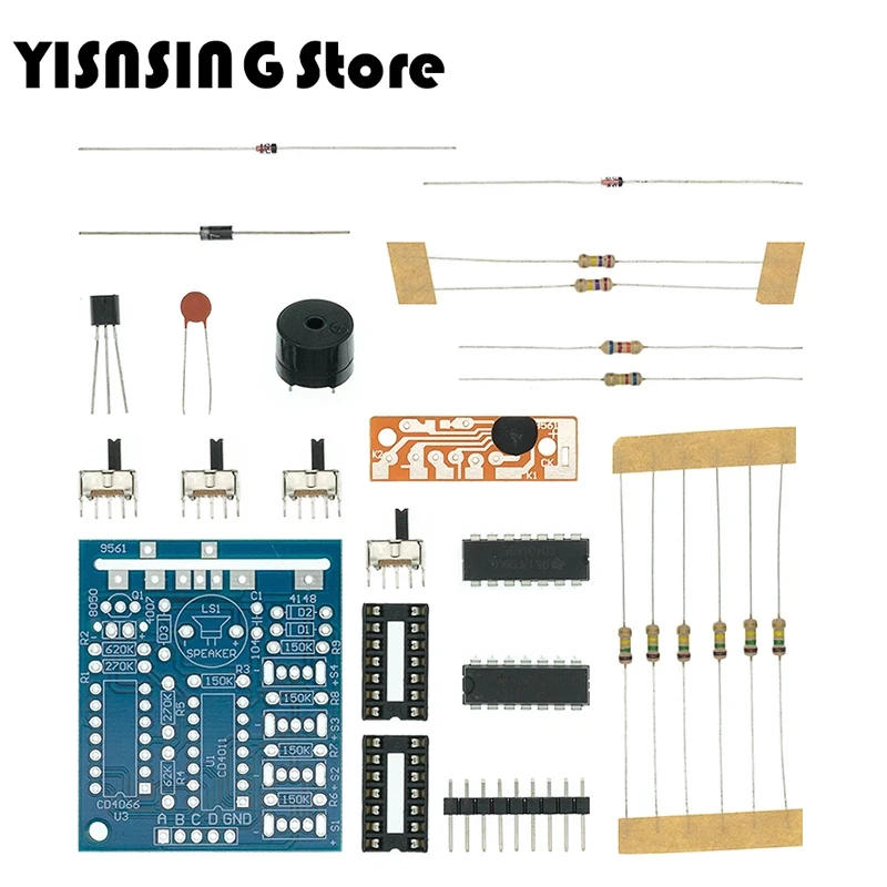 16 Music Sound Box BOX-16 Board 16-Tone Electronic Module DIY Kit Parts Components Soldering Practice Learning Kits for Arduino