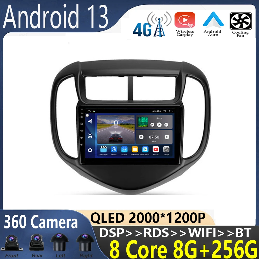 

Android 13 For Chevrolet Aveo 3 2016-2021 Car Radio Multimedia Video Player Navigation stereo GPS No 2din dvd wireless adapter