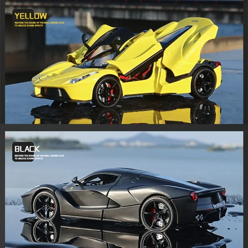 1:22 Ferraris Laferrari FXX K lega auto giocattolo diecast e veicoli giocattolo collezione di modelli di auto giocattoli per auto per bambini A391