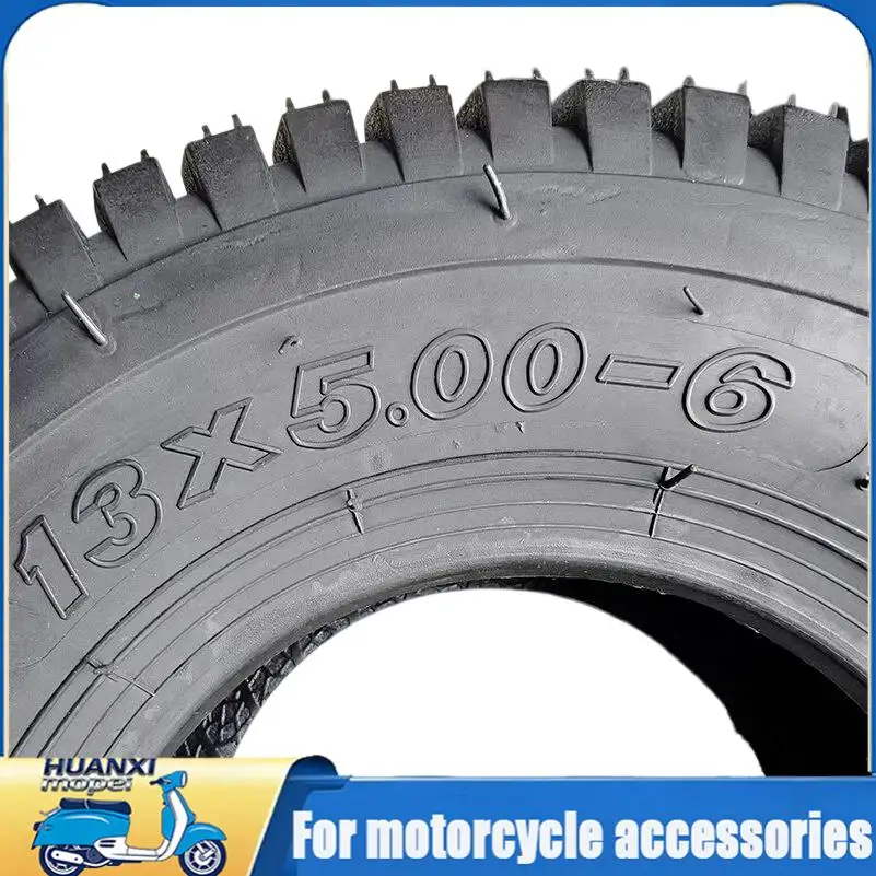 Pedal Electric Bike 13x5.00-6 Vacuum Tire 13x6.50-6 Tire 13 inch for Go Kart and Beach Bike Supermoto Wheels