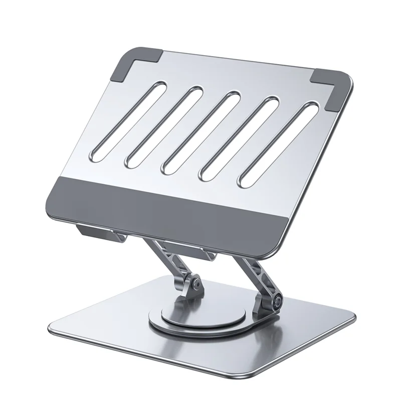 

A23F-Laptop Stand Foldable 360° Rotatable Notebook Holder Liftable Aluminum Alloy Stand Compatible With 7-17 Inch Laptop