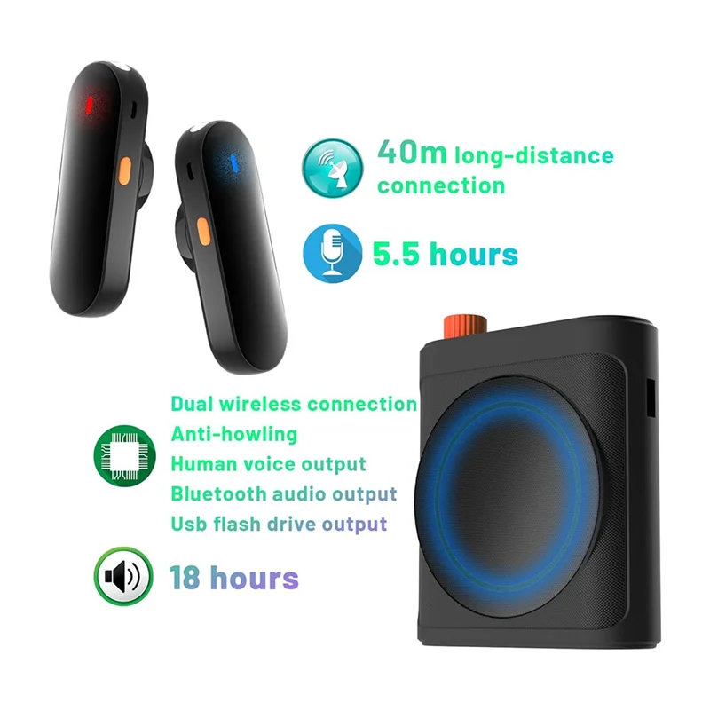 

Беспроводной петличный микрофон Беспроводной усилитель голоса Усилитель голоса Микрофон записи