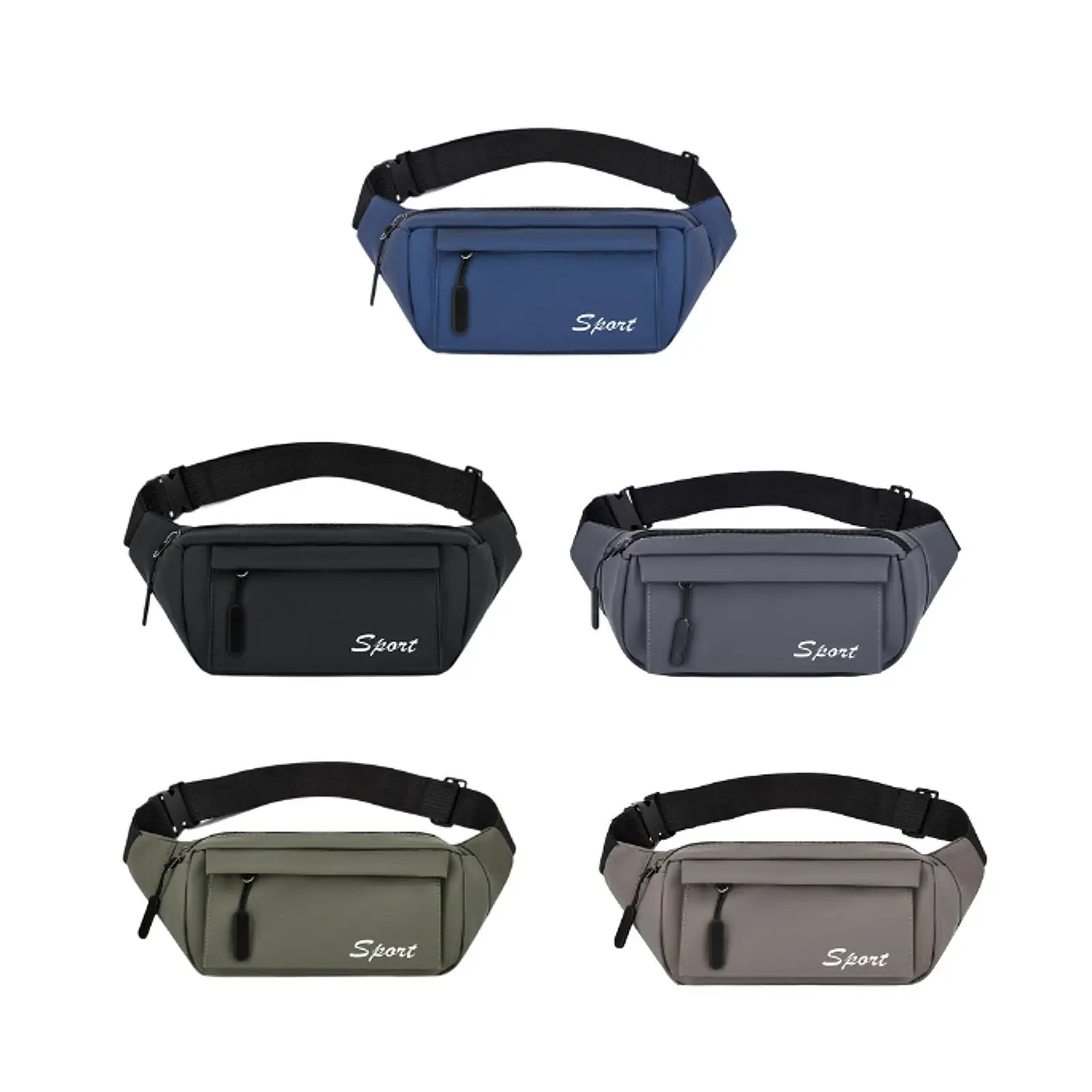 Fanny Pack Causal Crossbody Bag Phone Wallet Purse Daypack Belt Bag Travel Shoulder Purse for Camping Gym Workout Hiking Biking