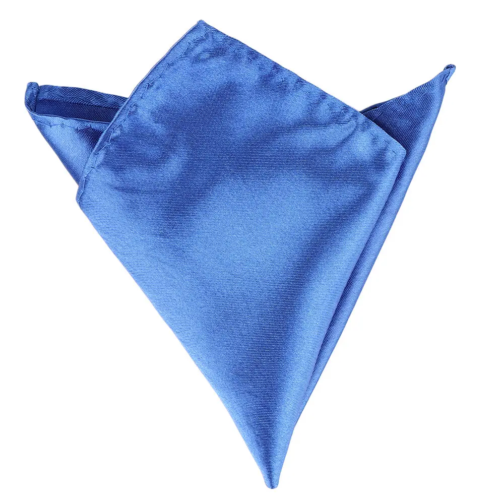 Suit Satin Plain Solid for Wedding Dress Party Plain Solid 15 Color Square Formal Suit Pocket Square Handkerchief Hanky Silk