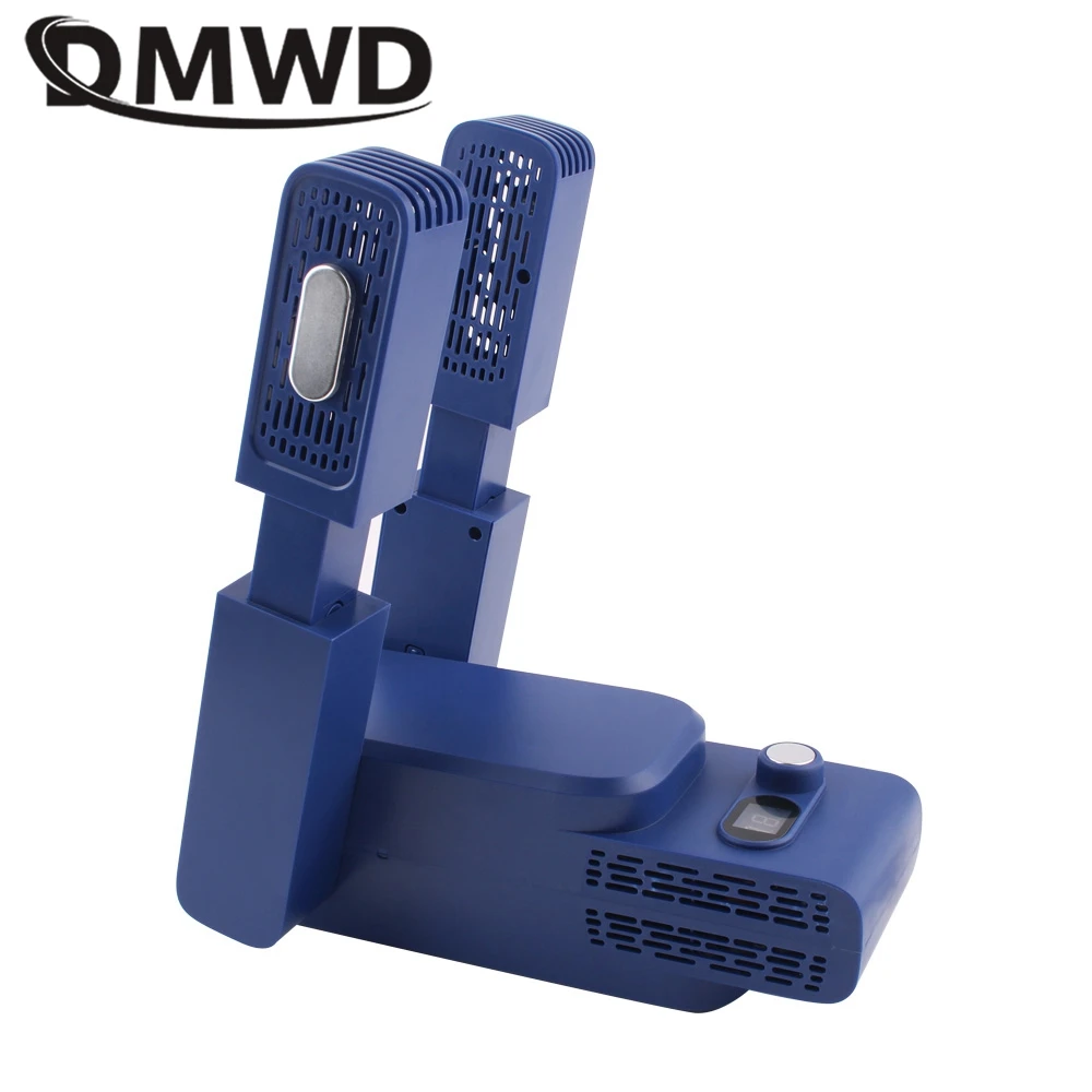 DMWD Asciugatrice elettrica per scarpe Guanti retrattili Asciugatrice Calzini Scaldini Pieghevole Vestiti Calzini Riscaldatore Rimozione odori Temporizzazione 99min