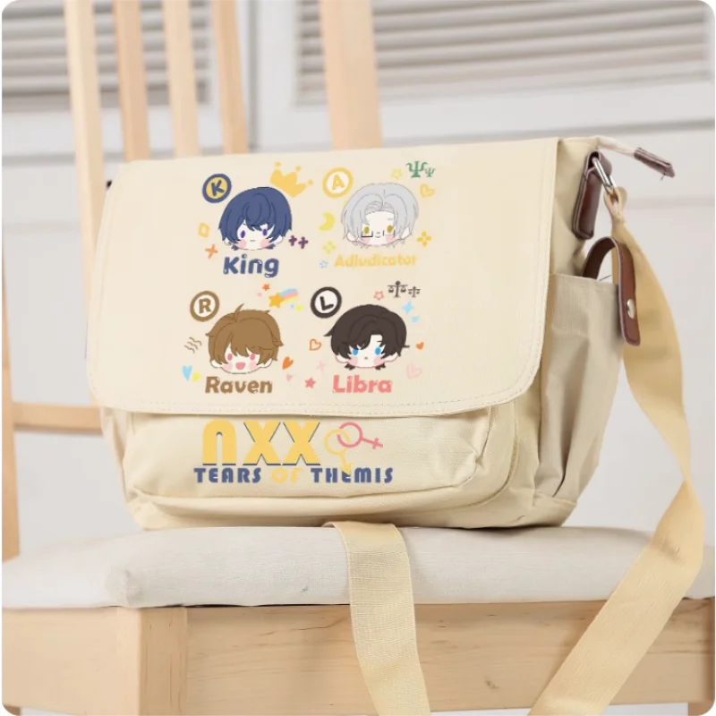 Imagem -02 - Anime Lágrimas de Themis Rei Libra Corvo Bolsa dos Desenhos Animados Unsix Moda Lazer Crossbody Bolsa Mensageiro Estudante B109