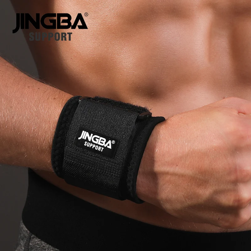 JINGBA SUPPORT Regulowana opaska do podnoszenia ciężarów Wsparcie Bandaż fitness Wsparcie nadgarstka Sprzęt ochronny Opaska na nadgarstek Orteza