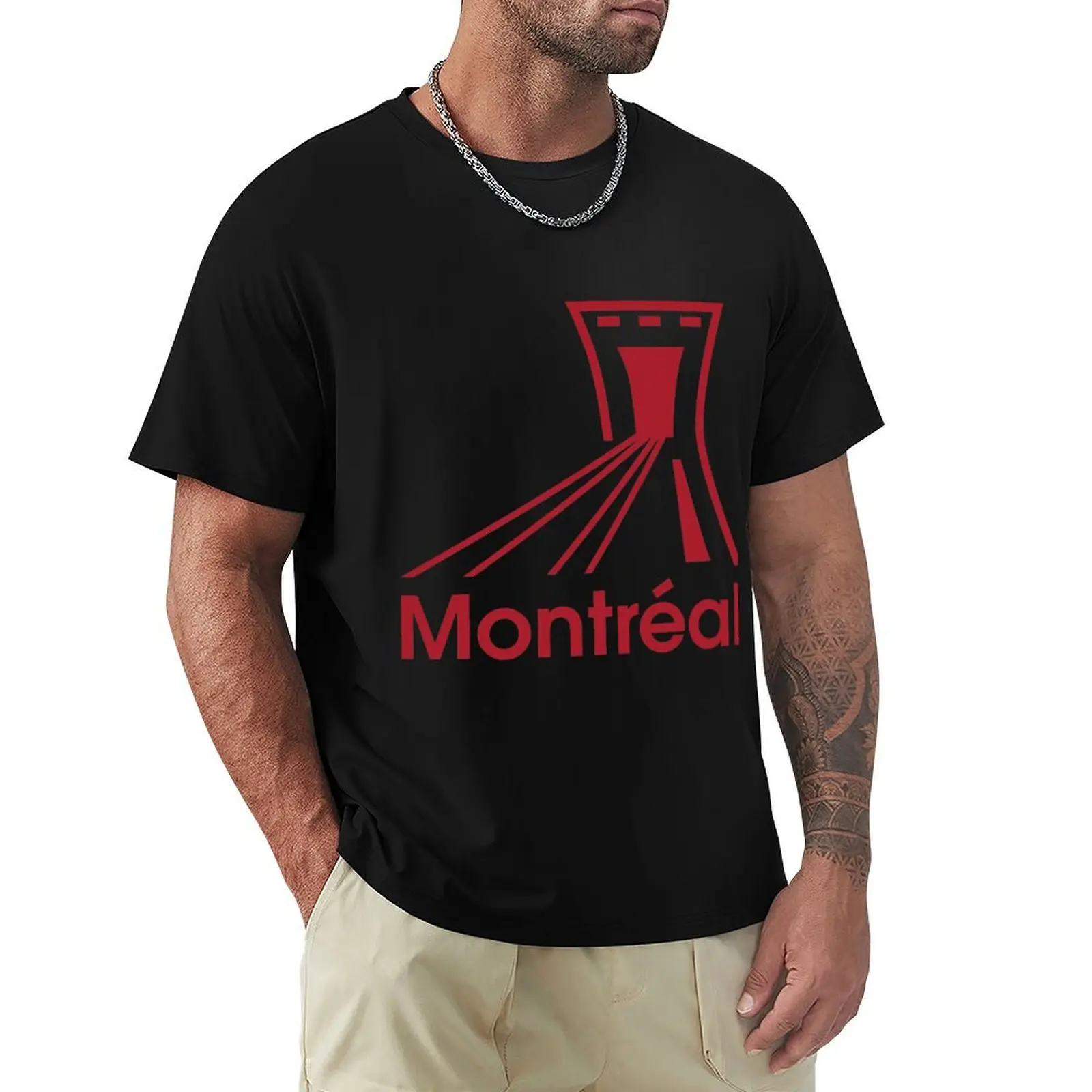 

Montreal - Montreal Tower 03 T-Shirt Urban Style Casual Short Sleeve Top
