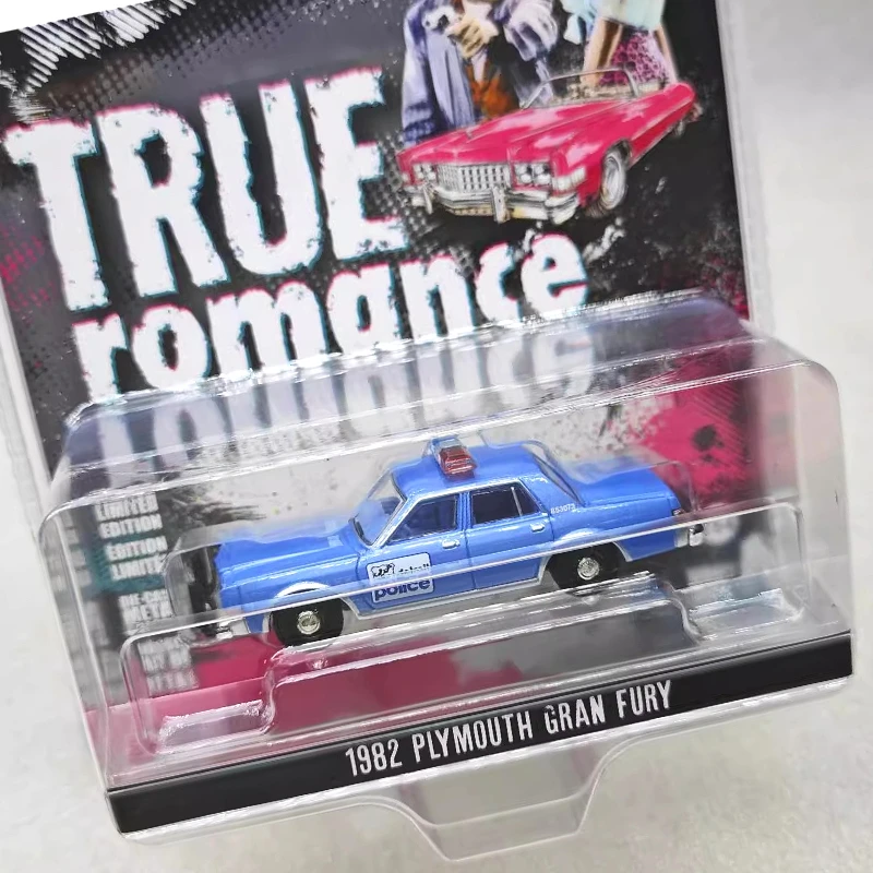 

Greenlight 1:64 Hollywood Series 43, настоящая романтика 1989 года, модель Plymouth Gran Fury, ограниченная серия, Коллекционная настенная подвеска, подарок