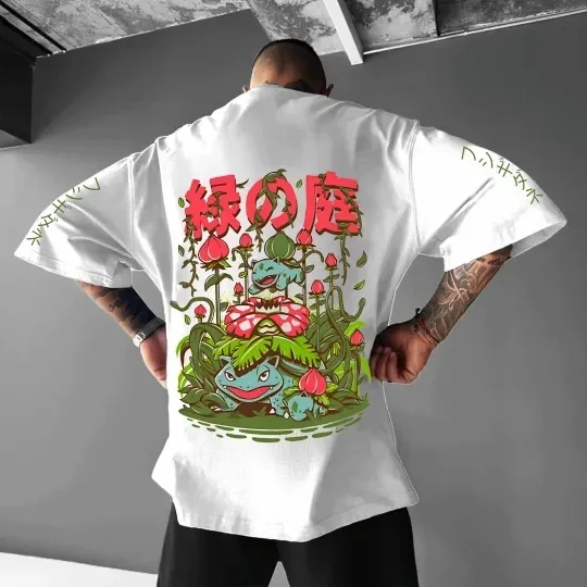 2026 Nieuwe 2 Clone Gym Pokemon Animatie 3D Print Sneldrogende Kwaliteit Mannelijke/Vrouwelijke Volwassen Kinderen Top Base korte Mouw T-shirt