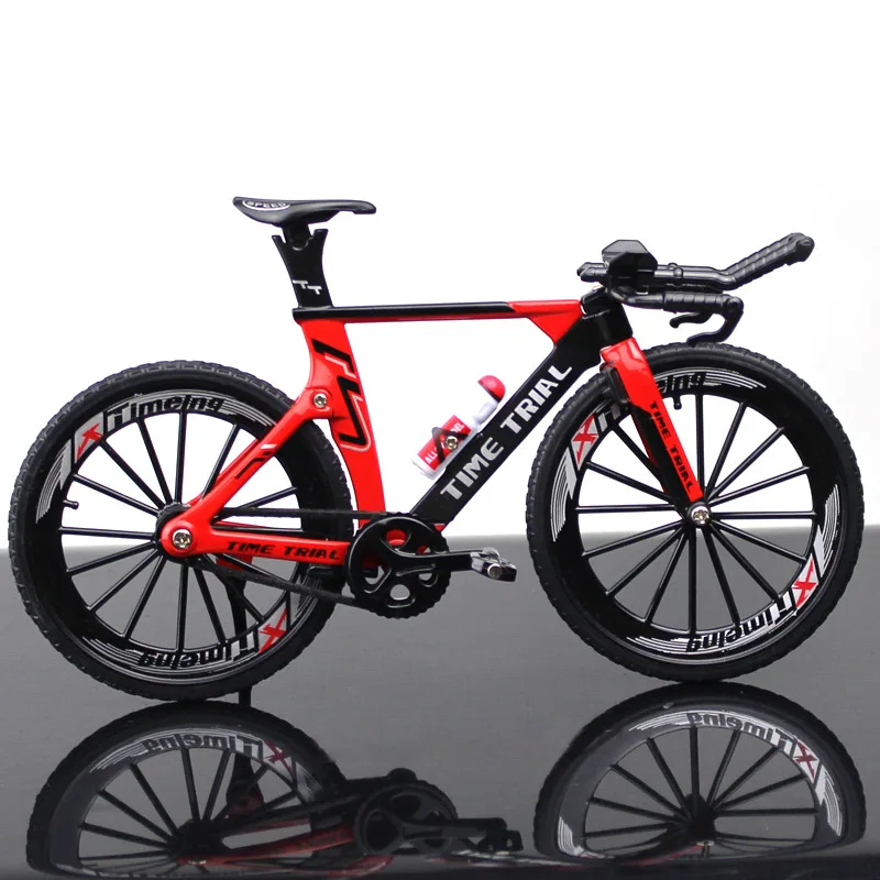 New Mini 1:10 Model Alloy Bicycle Diecast Metal Racing Finger Mountain Bike Simulation Adult Collection Gifts Toys For Children