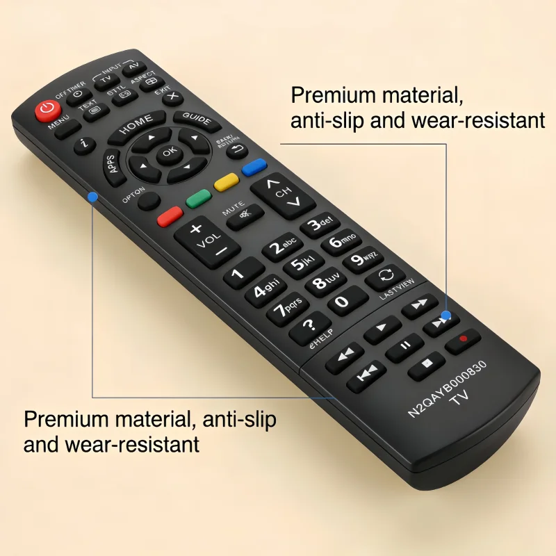 

N2QAYB000830 New Replacement TV Remote for Panasonic, Fit for TX-L32E6B TX-L39EW6 TX-L39ES61 Series