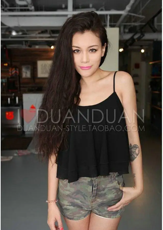 2024 Summer Women Blouse Candy Color Shirt,double ruffles Sexy Chiffon Blouse Strap Vest Tops blusas tank tops