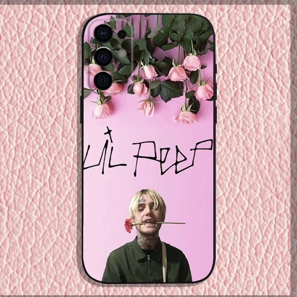 L-Lil Peep Cry Baby Phone Case For Samsung S24,S21,S22,S23,S30,Ultra,S20,Plus,Fe,Lite,Note,10,9,5G Black Soft Shell