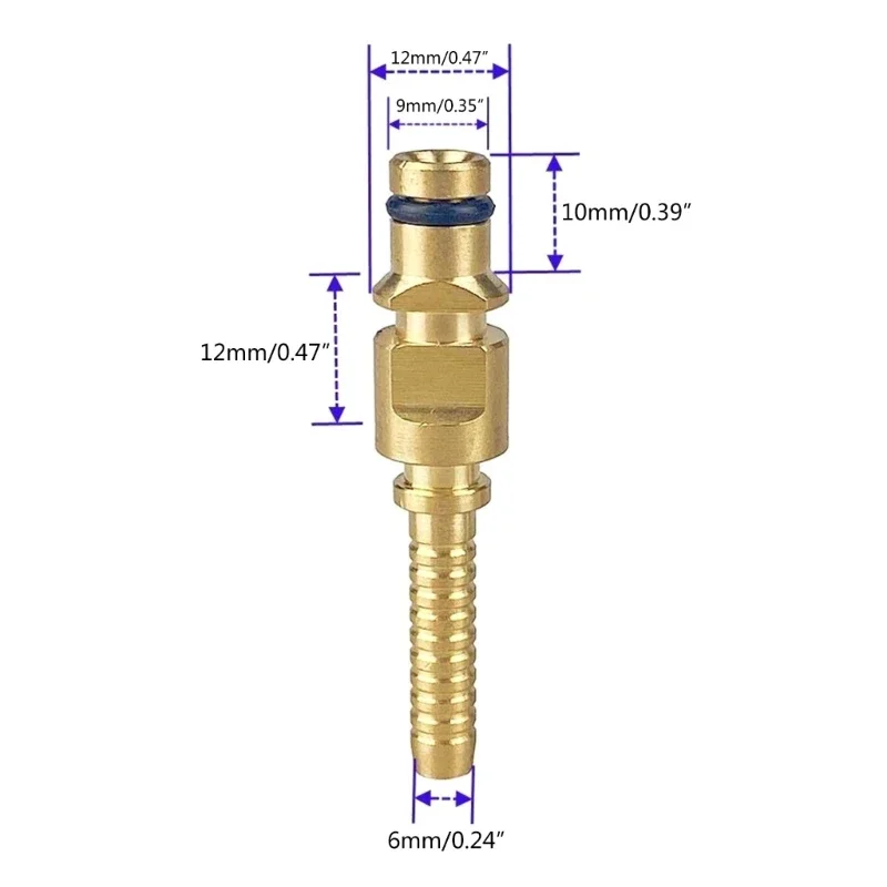 Metal Quick Connector Adapter for Karcher K Faucet Water Pressure Washer Adapter Shower Tube Garden Yard Watering