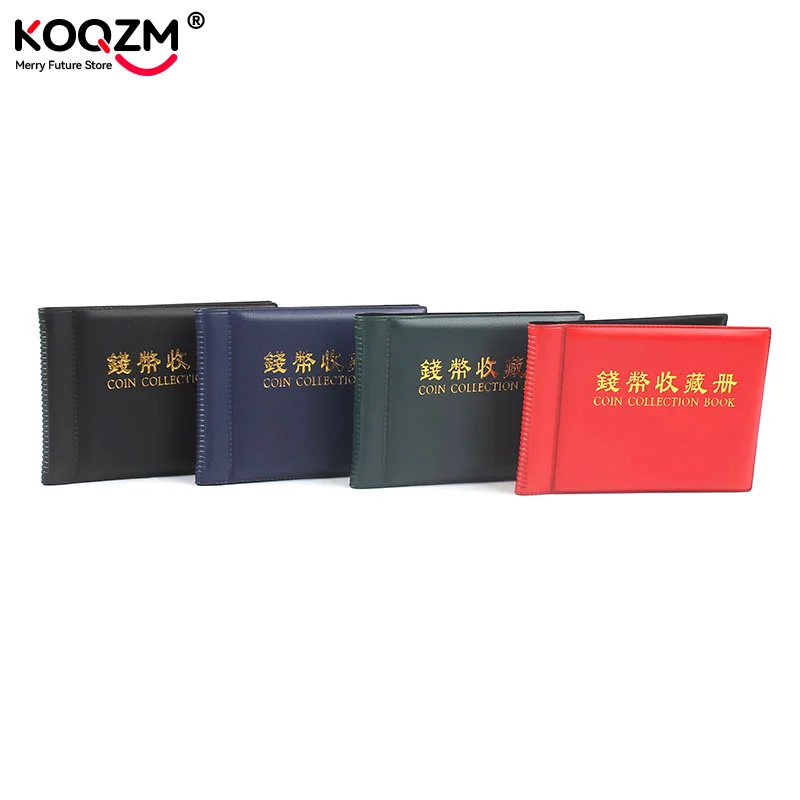 60 Pockets Coinnings Collection Album Book Mini Penny Storage Bag Collecting Money Organizer Gifts Coinning Holder Albums