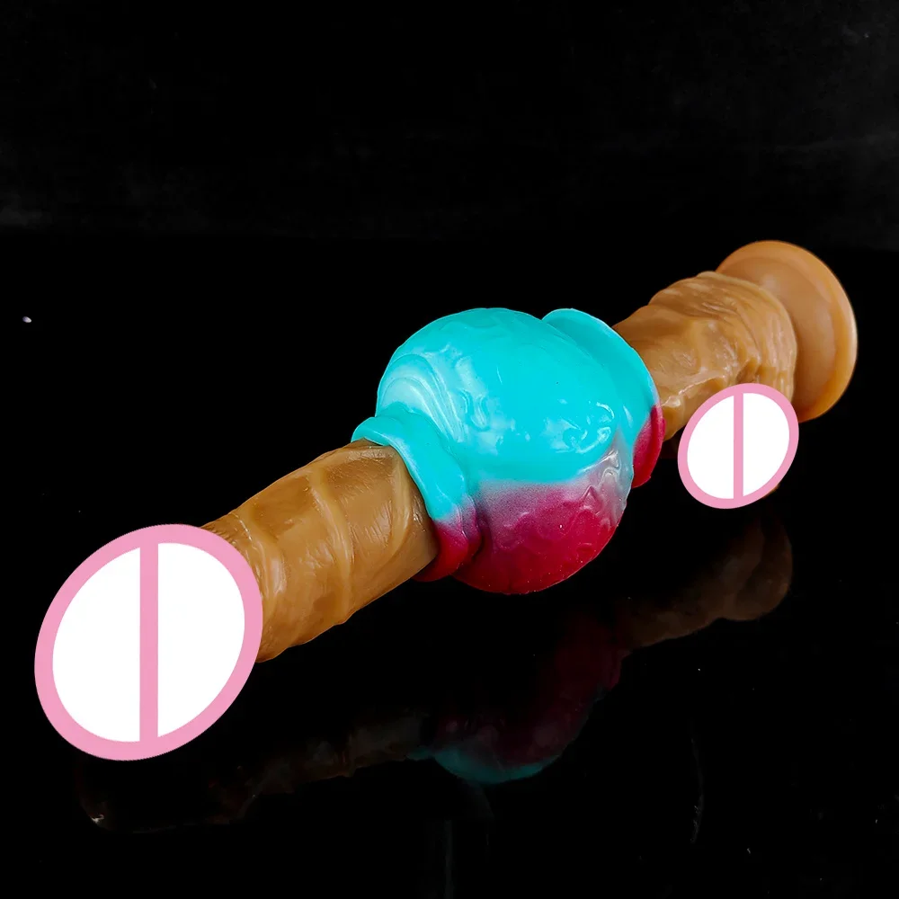 Silicone Large Knot for Dildo Sex Toys for Men Penis Enlargement Cock Ring Penis Sleeve Stretchable Vaginal Anal Stimulate