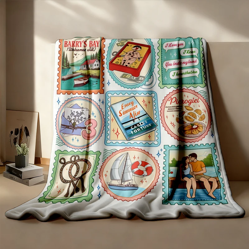 Every Summer After TV Show Warm Blanket, Barry's Bay Summer Book Inspired Soft Blanket, EYA Book Movie, Gift for Lover