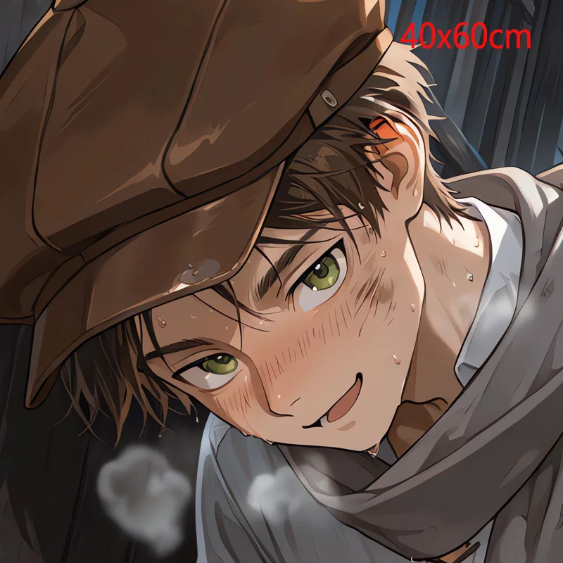 Dakimakura Eren Yeager Anime 2WAY 40X60cm Body Pillow Cover Sofa Cushion Double-side Print Throw Pillow Case