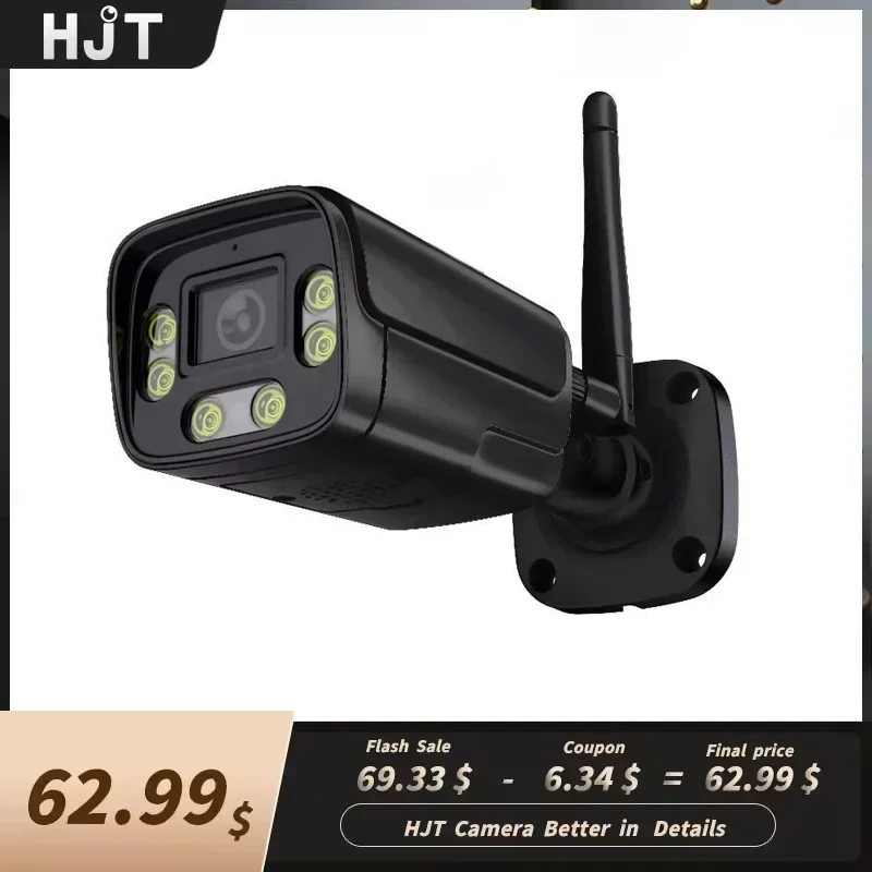 HJT 4K 8MP 5MP Camhi Bullet Onvif WIFI HD Waterproof Outdoor P2P WiFi Security Bullet CCTV Surveillance IP Camera