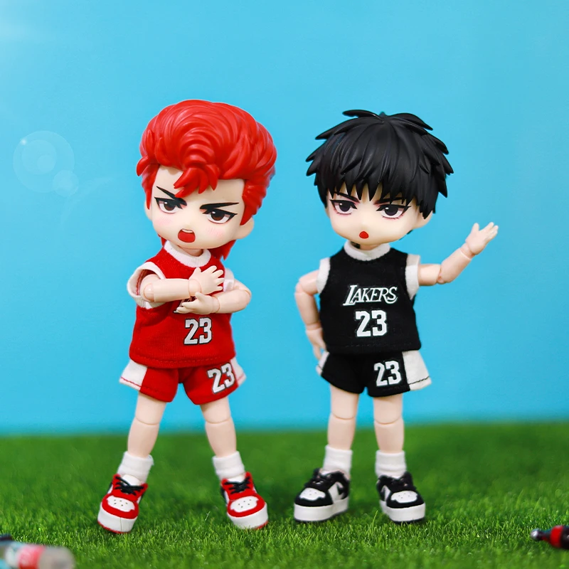 OB11 Doll No. 23 Basketball Jersey Short Sleeve Shorts Set Four Colors, BJD Clothing 1/12 GSC Body Set Doll Model Dress Up